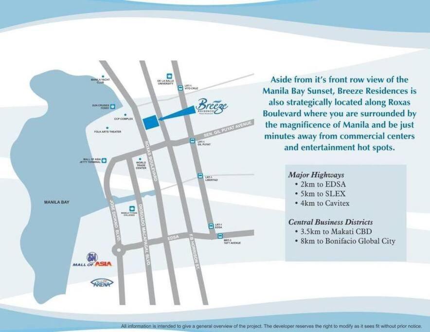 Breeze Residences - 1Br Unit With Balcony -Top Floor 马尼拉 外观 照片